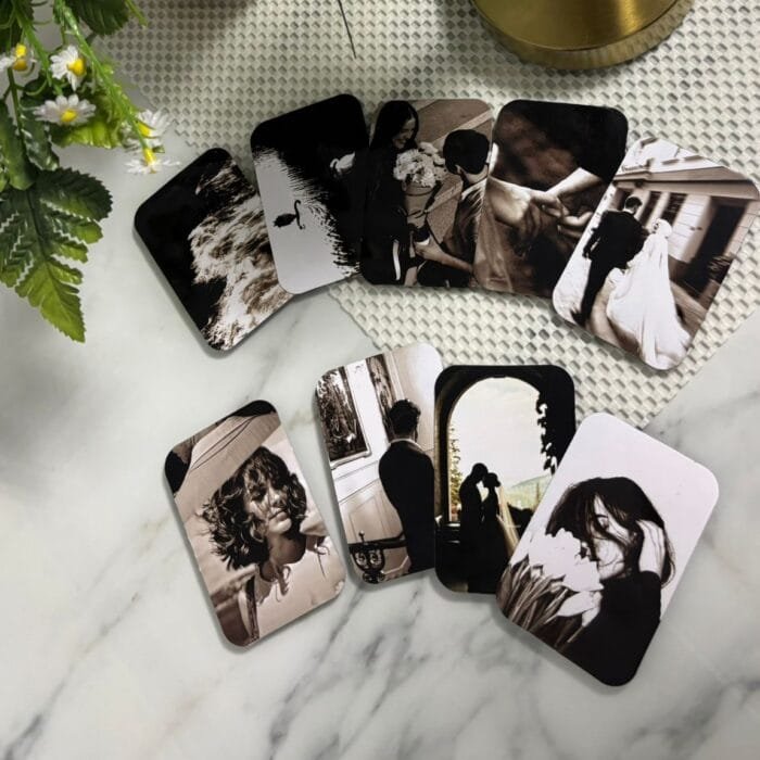18 Adet Siyah & Beyaz Magnet